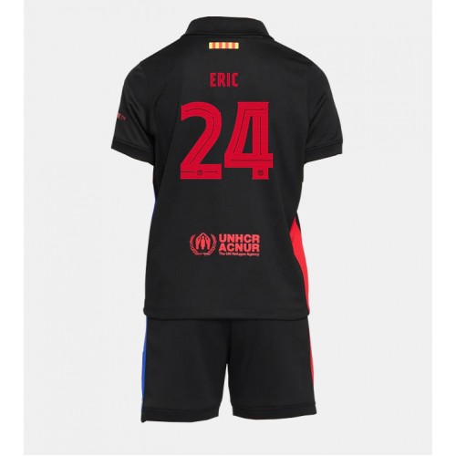 Fotbalové Dres Barcelona Eric Garcia #24 Dětské Venkovní 2024-25 Krátký Rukáv (+ trenýrky)